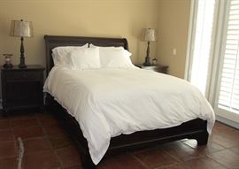 Restoration Hardware Lamps & Sleigh Bed