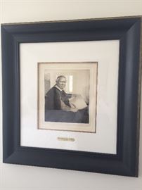 Amand Durand, After Rembrandt, French (1831 - 1905) Framed Hand Pulled Etching