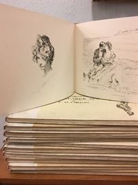 Gibson Girls Antique Book Set