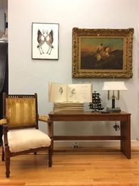 Antiques, Oil Paintings, Prints, Furniture, Lighting
