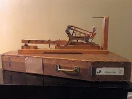 Steinway and Sons Piano Action Model with Wooden Case