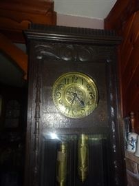 Sensational Very Ornate Antique Grandfather Clock