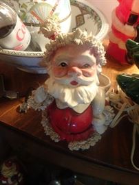 Fabulous Spagetti Santa Nodder Bank