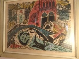 Ink Block signed Irving Amen