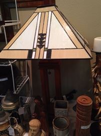 Mission style lamp