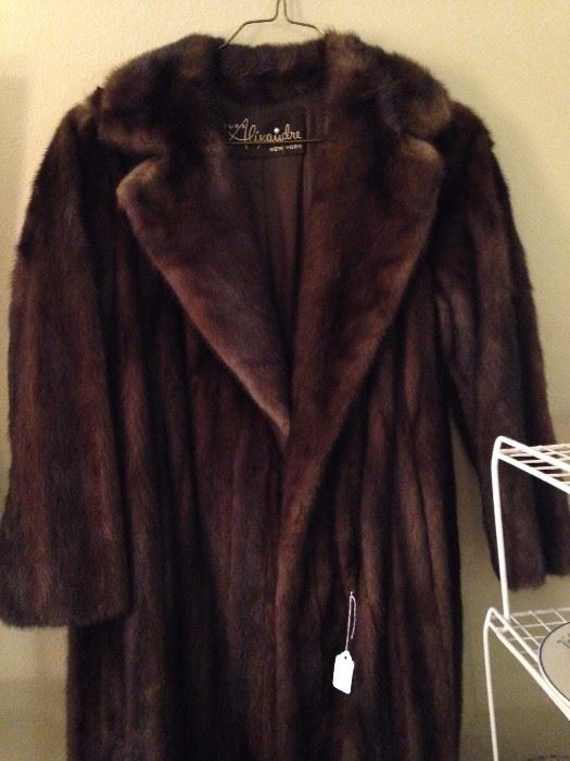 Long mink coat - Furs by Alixaudre of New York