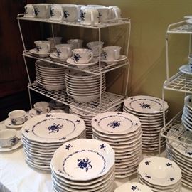 Large selection of blue & white dishes offered by Neiman's - made in Portugal