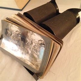 Stereoscope & cards