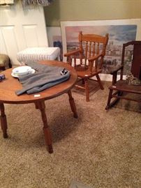 Child's table & chairs