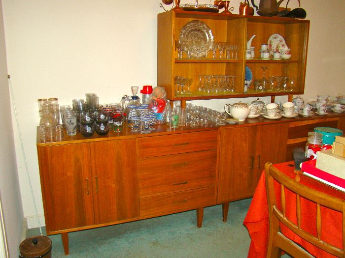 Modernaire Three Pieces ( Two Sideboards, China cabinet)