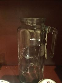Glass pitcher 
