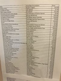 First list of records