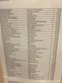 Second list of Records