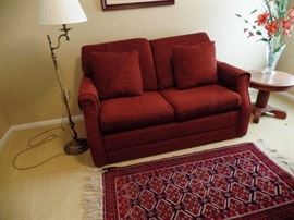 Comfy sofa sleeper in super clean condition