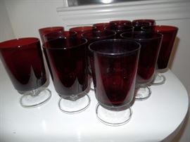 Ruby Red Glasses