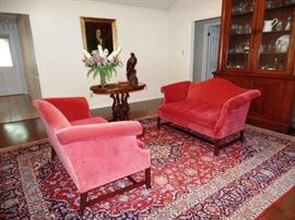 Elegant seating with lots of color