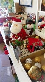Lots of seasonal decorations