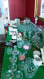 More crystal, kitchen ware and glass