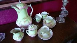 Beautiful antique coffee set