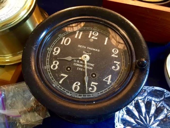 Antique Seth Thomas Maritime Clock