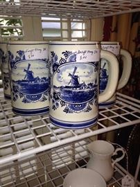Delft mugs
