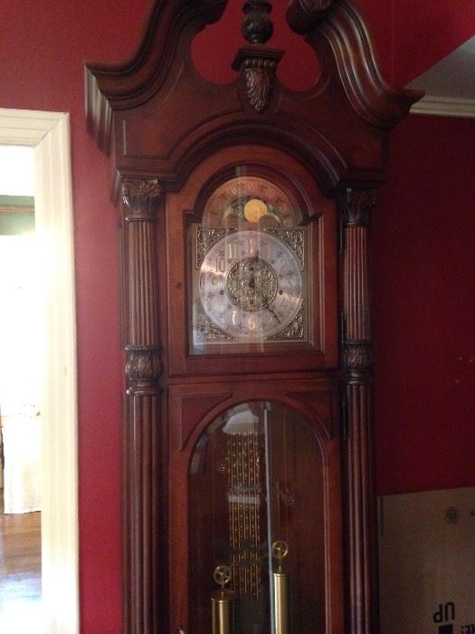 Extra large Howard Miller grandfather clock