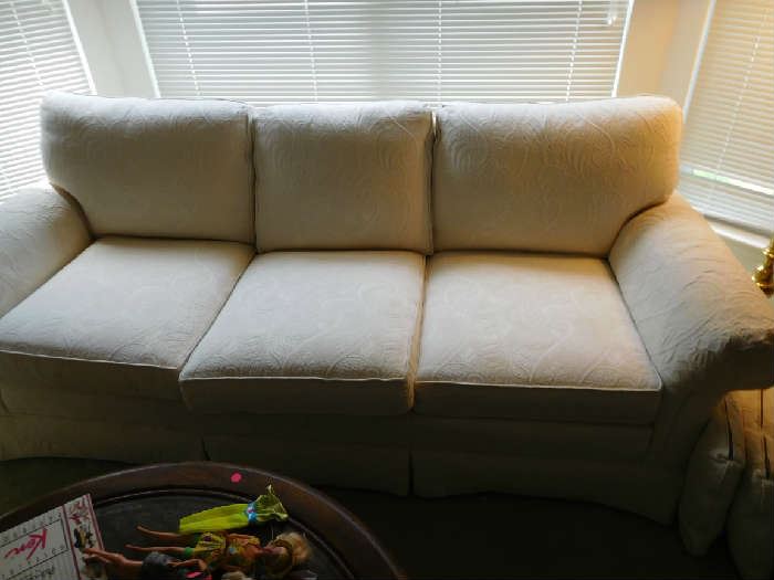 off   white  sofa   