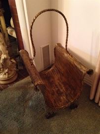  Florentined log holder