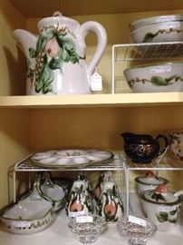 John B. Taylor stoneware ceramic "Harvest" pottery