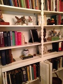 Books and knick knacks