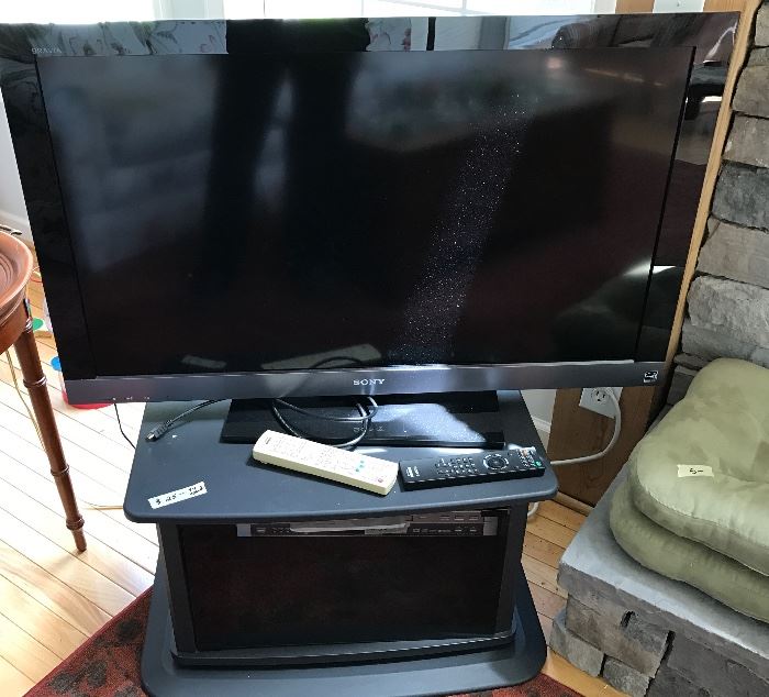 One of two flatscreen televisions for sale