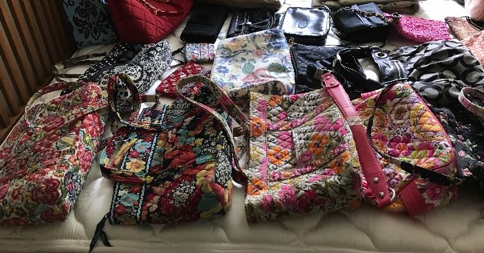 Much Vera Bradley, mostly never or lightly used