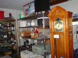 Grandfather clock Trains Safe Wii gaming system  vintage beer decor computer