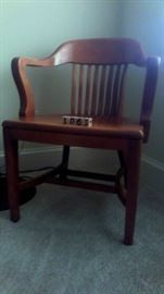 Chair, Wood Bankers (2)