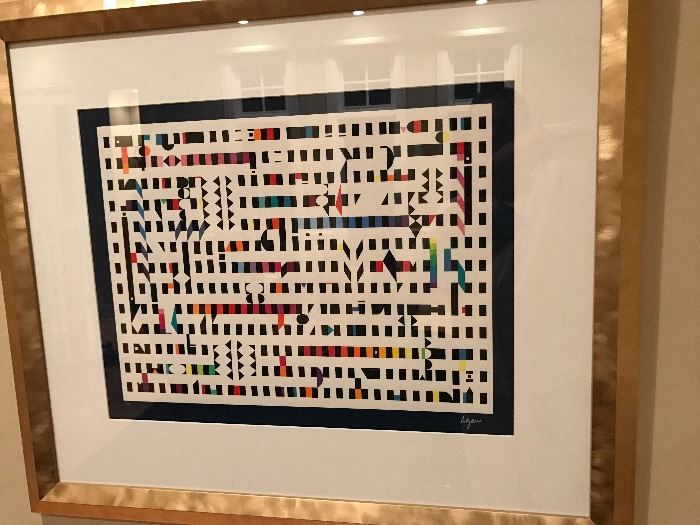 Lot 45   Agam signed and numbered