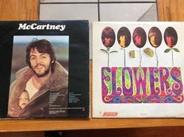 Mc Cartney, Cheeries. Rolling Stones, Flowers