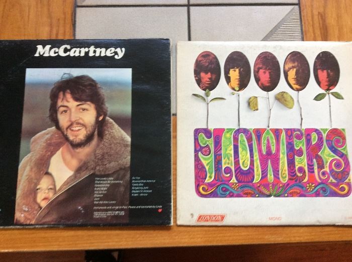 Mc Cartney, Cheeries. Rolling Stones, Flowers
