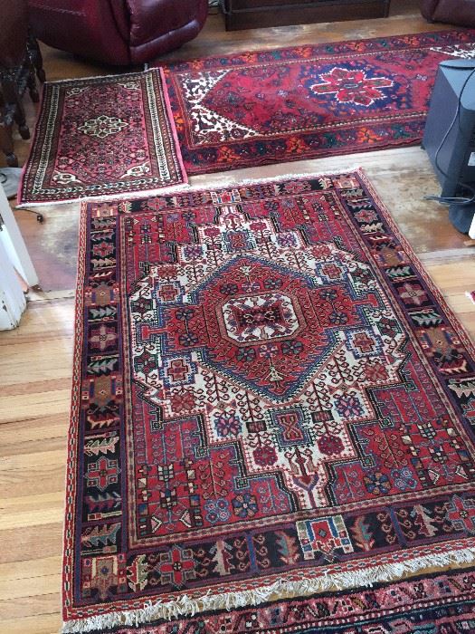 Wool, hand knotted rugs, made in Iran