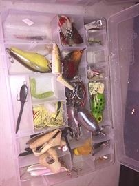 Selection of fishing lures