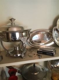 Loads of silverplate for your entertains pleasure