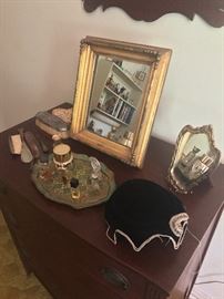 Dresser items from an era long ago