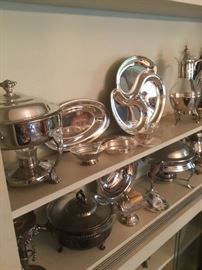 Entertain with a variety of silver plate