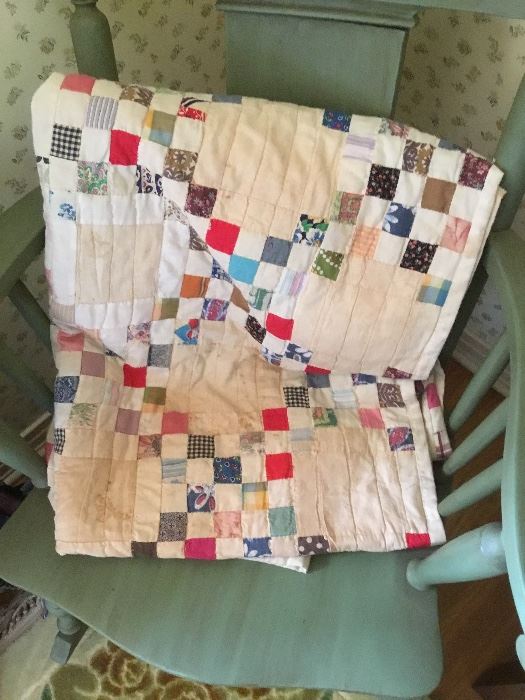 How about a vintage quilt?