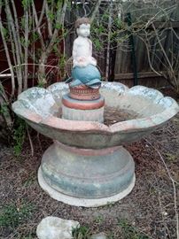 antique 5 piece fountain. $100.00 FIRM