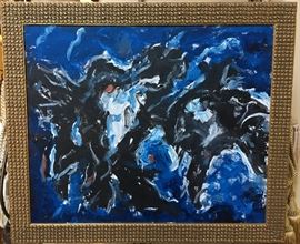 Original modern abstract painting 