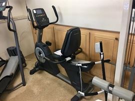 Recumbent exercise bike - model info in ad listing 