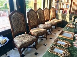 European style Henredon dining chairs - 