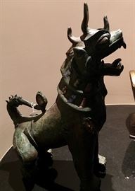 Bronze foo dog 