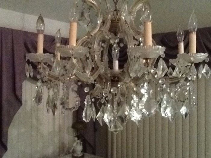 Crystal Chandelier--Imported from Europe
