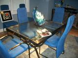 Chelsea Extension Dining Table-opens 104" - 6 chairs